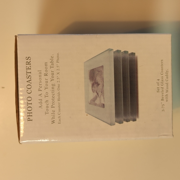 Photo coasters NIB - Picture 2 of 2